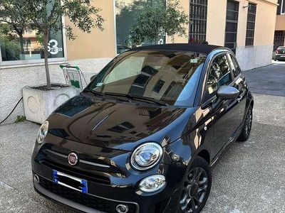 Usata Fiat 500C Sport 69 CV (50 kW) 2021 Nero Cabrio