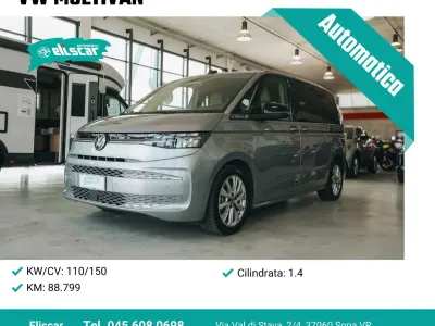 Usata VW Multivan Life 150 CV (110 kW) 2022 Argento Monovolume