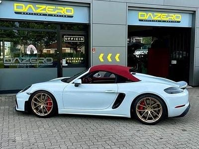 Usata Porsche 718 Spyder 420 CV (308 kW) 2023 Bianco Cabrio