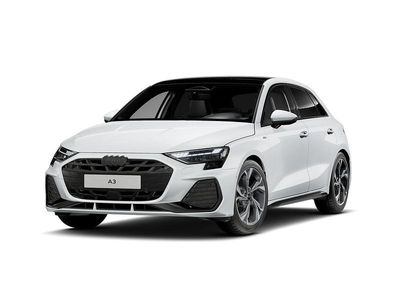 Nuova Audi A3 S-Line 204 CV (150 kW) 2026 Bianco ghiacciaio metallizzato Berlina