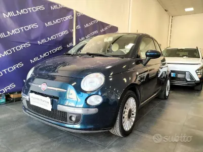 Usata Fiat 500 Lounge 69 CV (50 kW) 2013 Blu Utilitaria
