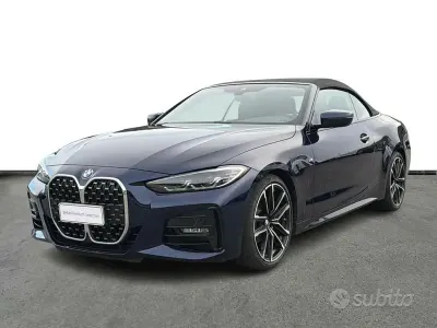 Usata BMW 420 Cabriolet Sport Line 190 CV (139 kW) 2022 Blu Cabrio