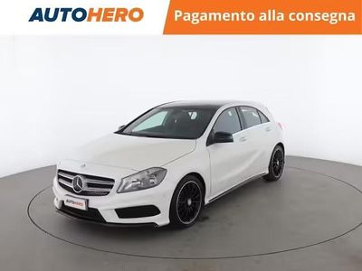 Usata Mercedes A180 Premium 108 CV (79 kW) 2015 Bianco Berlina
