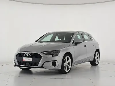 Usata Audi A3 Advanced Plus 116 CV (85 kW) 2021 Argento Berlina