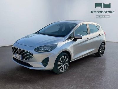 Usata Ford Fiesta Titanium 75 CV (55 kW) 2022 Moondust silver Berlina