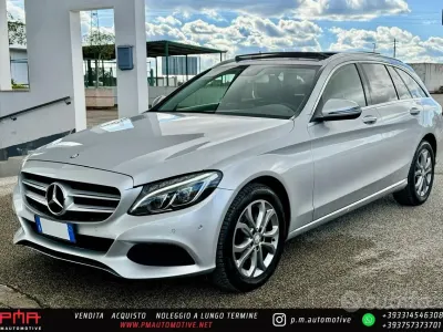 Usata Mercedes C200 Premium 136 CV (100 kW) 2016 Nero Station wagon