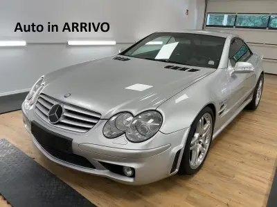 Usata Mercedes SL500 AMG 500 CV (367 kW) 2004 Argento Cabrio