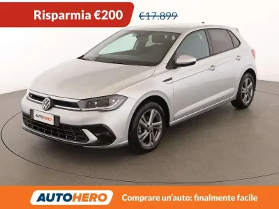 Usata VW Polo R-line 95 CV (69 kW) 2022 Grigio Utilitaria