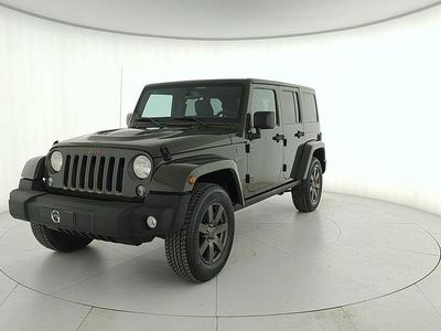 Usata Jeep Wrangler Unlimited 200 CV (147 kW) 2016 Verde SUV