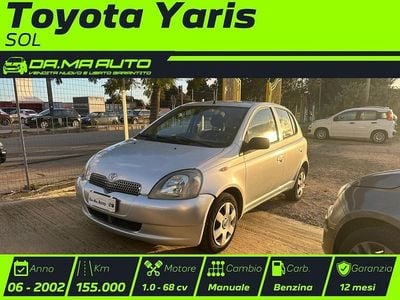 Usata Toyota Yaris Sol 67 CV (49 kW) 2002 Grigio Berlina