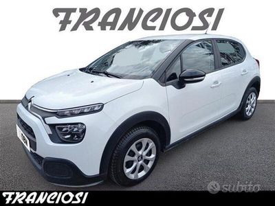 Usata Citroën C3 Feel 102 CV (75 kW) 2021 Bianco Utilitaria