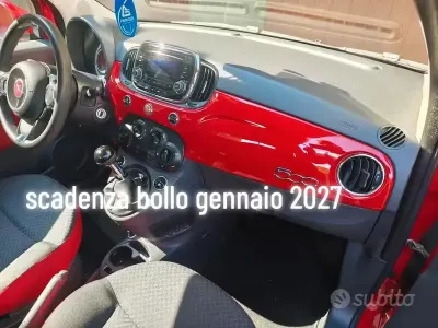 Usata Fiat 500 95 CV (69 kW) 2017 Rosso Berlina