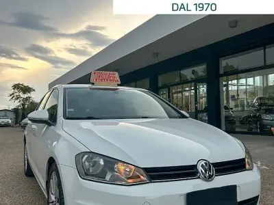 Brugt VW Golf VII Highline 105 HK (77 kW) 2014 Hvid Sedan