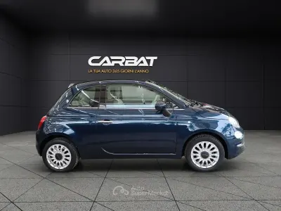 Usado Fiat 500C Lounge 69 CV (50 kW) 2018 Azul Descapotable