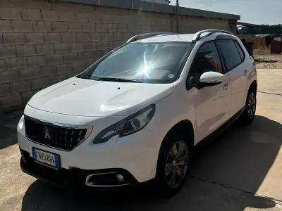 Usata Peugeot 2008 75 CV (55 kW) 2018 Bianco SUV