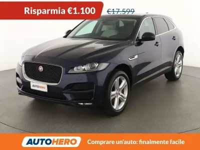 Usata Jaguar F-Pace Prestige 179 CV (131 kW) 2017 Blu/azzurro SUV