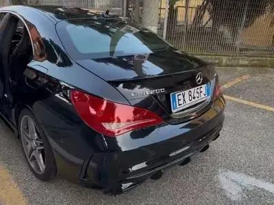 Usata Mercedes CLA200 136 CV (100 kW) 2014 Nero Berlina