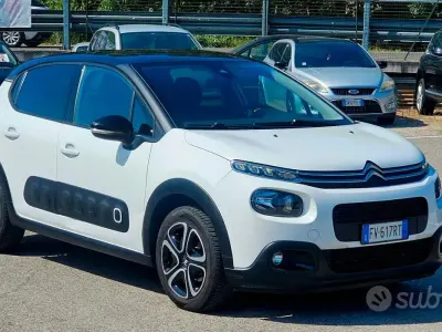 Usata Citroën C3 Shine 102 CV (75 kW) 2019 Bianco Utilitaria