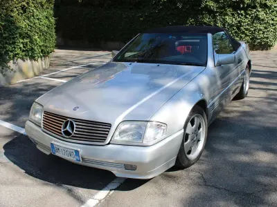 Usata Mercedes SL280 193 CV (141 kW) 1996 Argento Cabrio