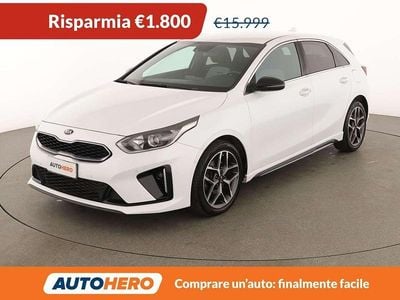 Usata Kia Ceed GT GT-Line 136 CV (100 kW) 2021 Bianco Berlina