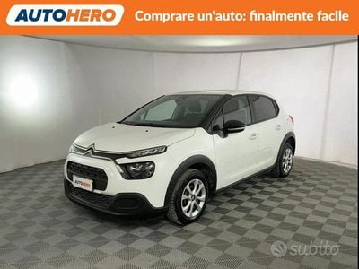 Usata Citroën C3 Feel 100 CV (73 kW) 2022 Bianco Utilitaria