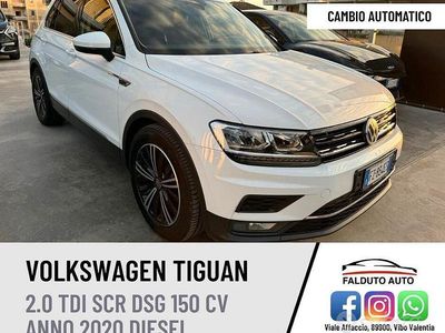 Usata VW Tiguan 150 CV (110 kW) 2020 Bianco SUV