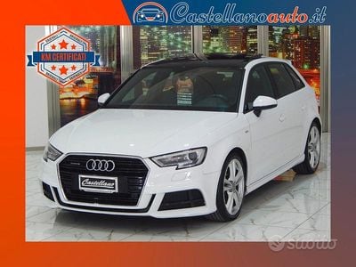 Usado Audi A3 S-Line 184 CV (135 kW) 2016 Blanco Berlina