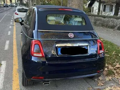 Usata Fiat 500C Riva 95 CV (69 kW) 2016 Bluazzurro Cabrio