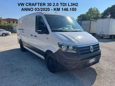 Usata VW Crafter 102 CV (75 kW) 2020 Bianco Furgone