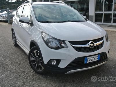 Usata Opel Karl Rocks S 75 CV (55 kW) 2017 Bianco Utilitaria