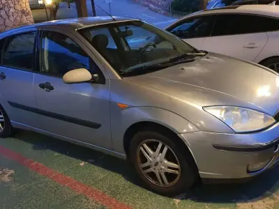 Usado Ford Focus Zetec 101 HP (74 kW) 2002 Cinzento Sedan