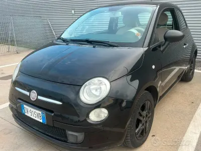 Usata Fiat 500 Pop 75 CV (55 kW) 2009 Nero Cabrio