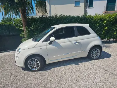 Usata Fiat 500 Lounge 75 CV (55 kW) 2008 Bianco Cabrio