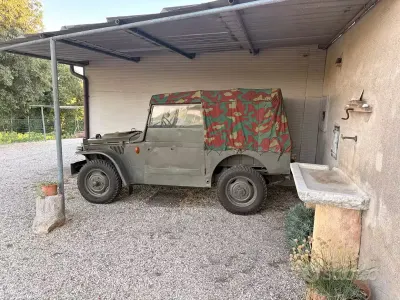Usata Fiat Campagnola 1960 Verde Cabrio