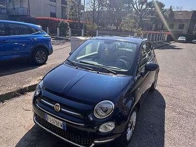 Usata Fiat 500 Lounge 69 CV (50 kW) 2018 Blu/azzurro Utilitaria