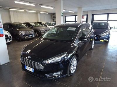 Usata Ford Focus Titanium 125 CV (91 kW) 2017 Nero Station wagon