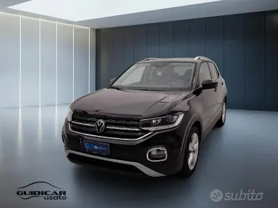 Usata VW T-Cross Advance 110 CV (80 kW) 2023 Nero SUV