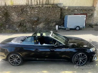 Usata Audi A5 Cabriolet S-Line 190 CV (139 kW) 2020 Nero Cabrio