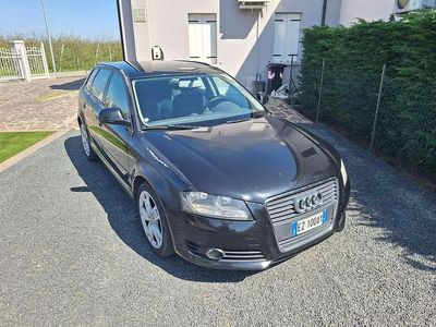Usata Audi A3 Sportback Ambiente 105 CV (77 kW) 2009 Nero Utilitaria