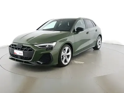 Begagnad Audi A3 S-Line 150 HK (110 kW) 2025 Grön Sedan