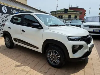 Begagnad Dacia Spring Comfort Plus 17 kW (24 HK) 2021 Vit Halvkombi
