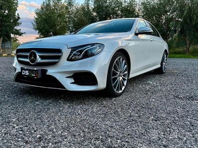 Usata Mercedes E220 Premium 194 CV (142 kW) 2018 Bianco Berlina