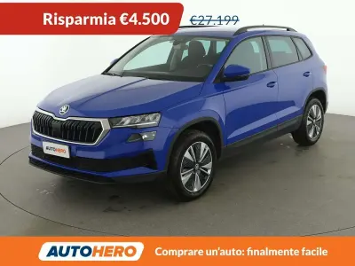 Käytetty Skoda Karoq Executive 116 HP (85 kW) 2024 Sininen Katumaasturi