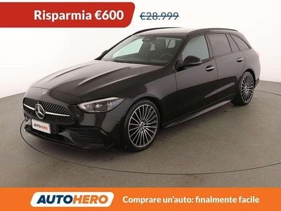 Usata Mercedes C220 Premium 200 CV (147 kW) 2022 Nero Station wagon
