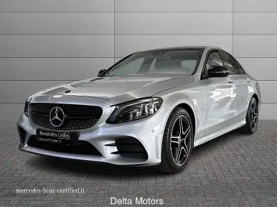 Usata Mercedes C220 Premium 194 CV (142 kW) 2019 Argento Utilitaria