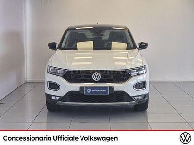 Usata VW T-Roc Advance 116 CV (85 kW) 2019 Bianco SUV