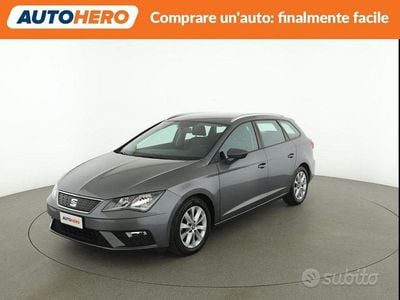 Usata Seat Leon ST Ecomotive 115 CV (84 kW) 2017 Grigio Station wagon