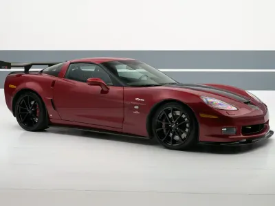 Usata Corvette Z06 513 CV (377 kW) 2010 Crystal red metallic Coupé