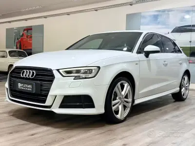 Brugt Audi A3 S-Line 150 HK (110 kW) 2019 Hvid Sedan