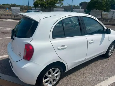 Usata Nissan Micra Acenta 80 CV (58 kW) 2014 Bianco Utilitaria